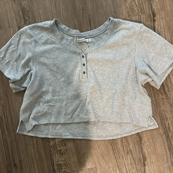 Abercrombie & fitch two piece waffle knit pajama / lounge set - Picture 3 of 3